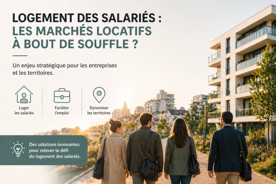 Logement des salariés : le marché locatif sous tension. La solution GAM.
